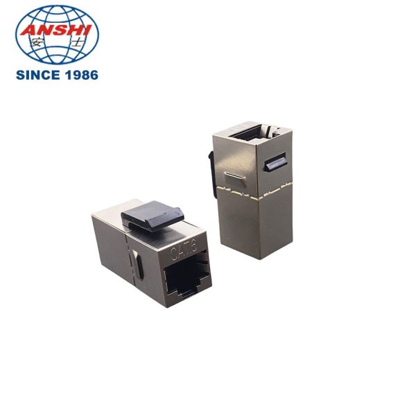 RJ45 Keystone Jack Inline Coupler CAT6 FTP/STP 8P8C Female to Female Keystone CAT 6 Jack