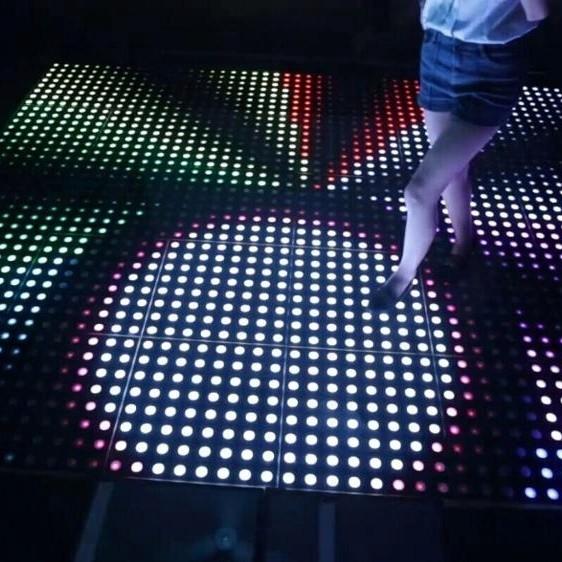 RGB 50*50cm 64 Pixel LED Digital Dance Floor For Night Club / Party