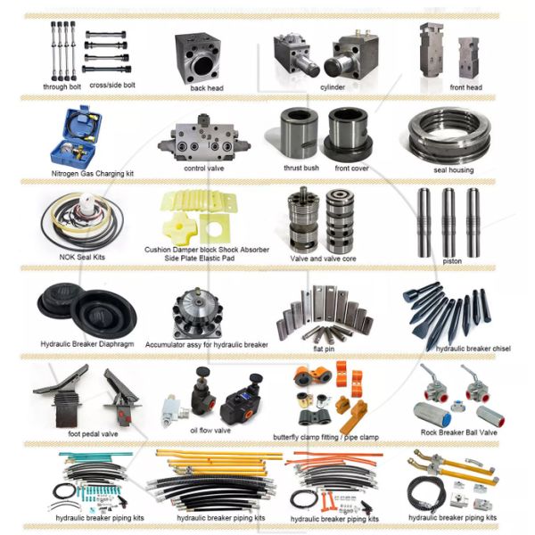 Embout de durites de Hydraulic Breaker Hammer d'excavatrice sifflant la ligne canalisation de kits