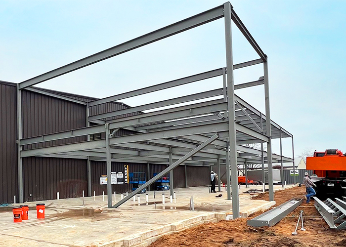 Легкий тип Сварные стальные конструкции Промышленное хранилище Коммерческие здания для быстрого строительства