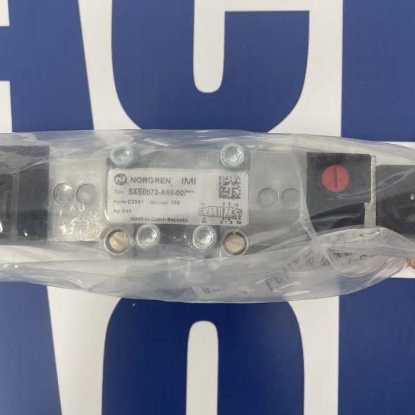 NORGREN SXE0573-A60-0013J Solenoid Valve | 5/2, 24V DC, ISO 1, IP65