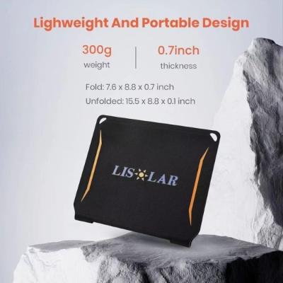Carregador de painel solar dobrável de 10 W para bancos de energia de telefones celulares