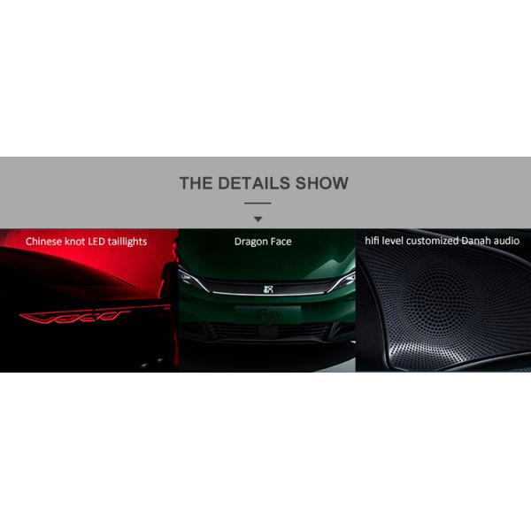 High Configuration BYD Han Electric Car EV 4 Door 5 Seat Sedan