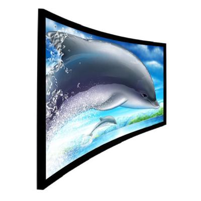 180 ou 360 graus Immersive 3D curvaram a tela de projeção para o cinema home