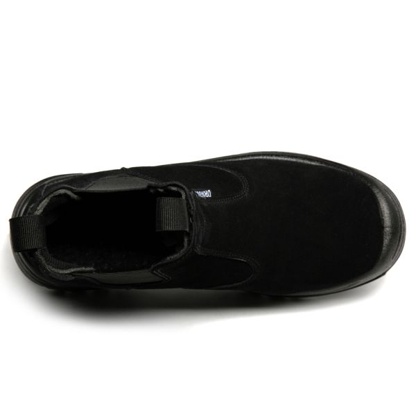 Durable Mid Cut Chelsea Boots Unisex Steel Toe Chelsea Work Boots