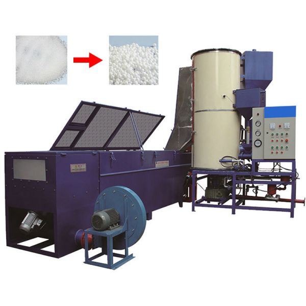 Full Automatic Continuous Pre Expander EPS Foam Board Granule Polystyrene Prehair