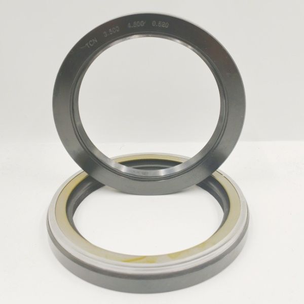 NBR80 Rotary Shaft Seals , Hydraulic Pump Oil Seal For Rotating Shaft TCN Style