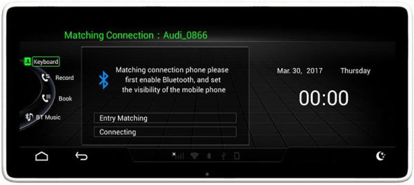 Ouchuangbo wholesale Car Radio gps navi for 10.25 Audi Q7 2006-2015 With mirror link 1080 video android 9.0 4GB+64GB