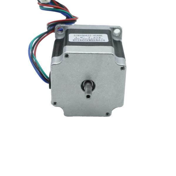 Nema23 57mm Double Output Shaft Hybrid Stepper Motor 1.41A 5.07V 1.25N.M