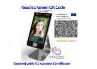 Varredor térmico da cara do código de USB2.0 Qr para o francês espanhol alemão italiano