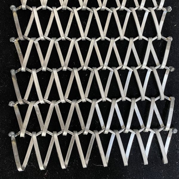 Cinturón transportador de red de alambre espiral de acero inoxidable de horno