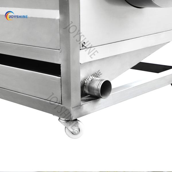 Easy Operate Brush Type Cassava Sweet Potato Carrot Fresh Ginger Washer Peeler Machine