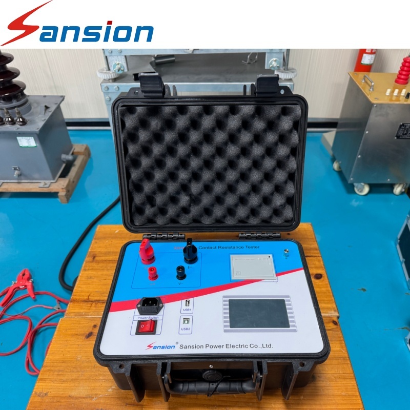 High Current Loop Resistance Measurement Tester with Four Terminal Technology for Switchgear