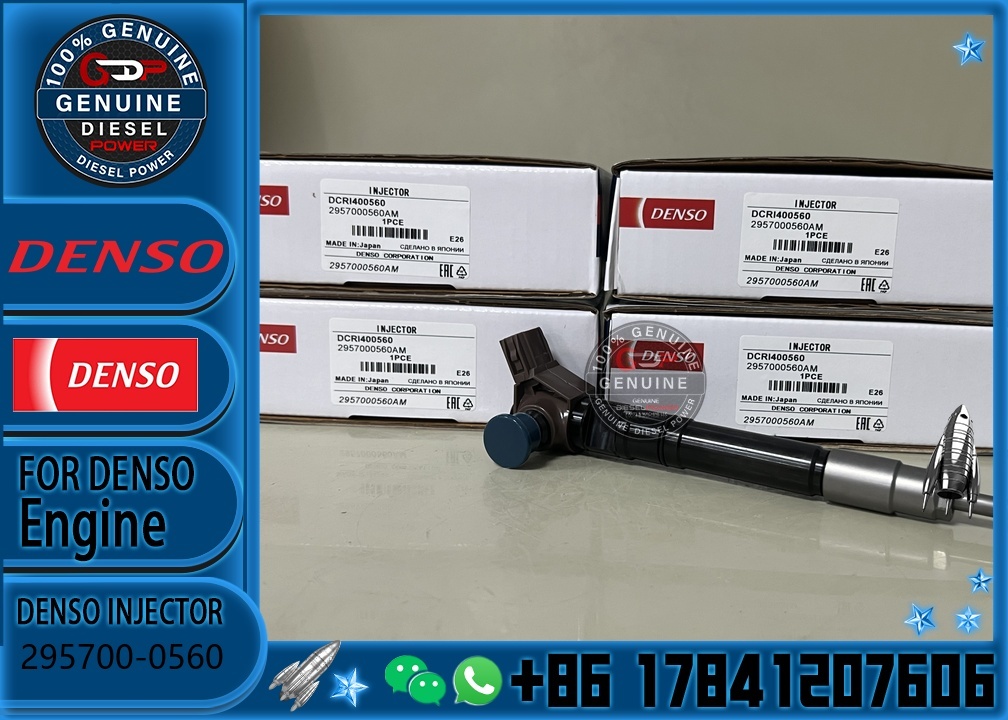 Denso Piezo Common Rail Fuel Injector 295700-0560 23670-0E020 23670-09430 23670-19025 for Toyota Hilux Fortuner 2GD-FTV 2.4L