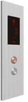 Automatic Door Type Hospital Bed Elevator Hairline Stainless Steel Elevator