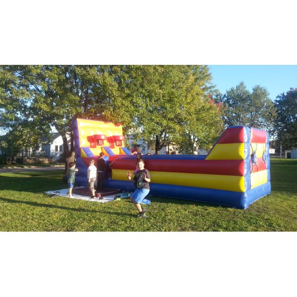 Бег спички тяги ПВК раздувной, Бунге, который побежали с обручами баскетбола для конкуренции