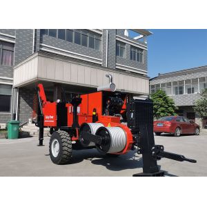 Пулер кабеля зубчатого кривошипного диска 90KN 540mm гидравлический для OPGW ADSS