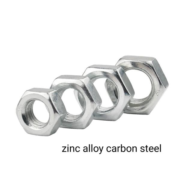 M10 Hexagon Nut Din 934 , M3 Internal Coarse Seal Brass Stainless steel Hex Nut