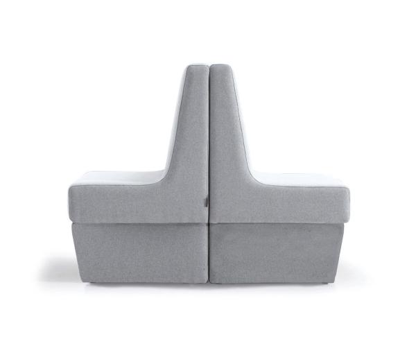 Hotel Coffee Shop Card Seat High Back Modern Sectional Sofa
