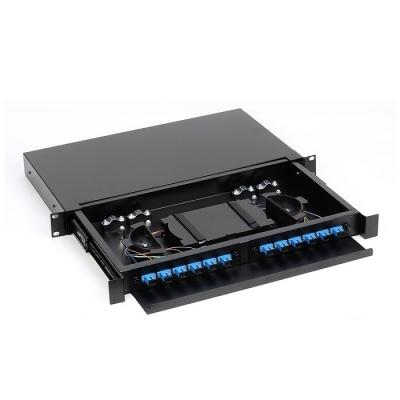 Rack Mount Slidable Fiber Distribution Unit Ftth Junction Box