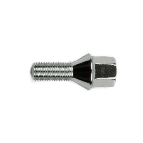 Durable Chrome Wheel Lug Bolts Shank Conical Seat Fit BMW 230i / 420i / 430i