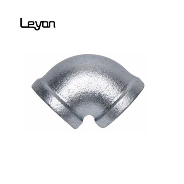 NPT Threaded Plumbing Malleable Iron 90 Elbow Pipe Fitting / Galvanized Pipe Elbows