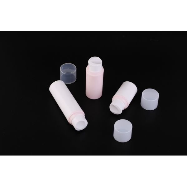 Бутылки PP безвоздушные косметические щелкают дизайн крепежной детали для роскошного продукта заботы кожи