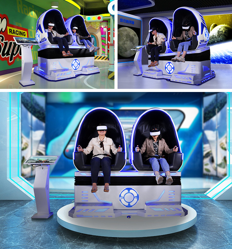 игры стула яйца VR имитатора русских горок 220V VR двойные для парка атракционов