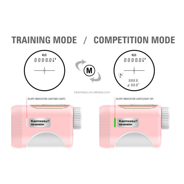 Compact Golf Laser Rangefinder Laser Safety Level Class 1 92*58*35mm for Outdoor