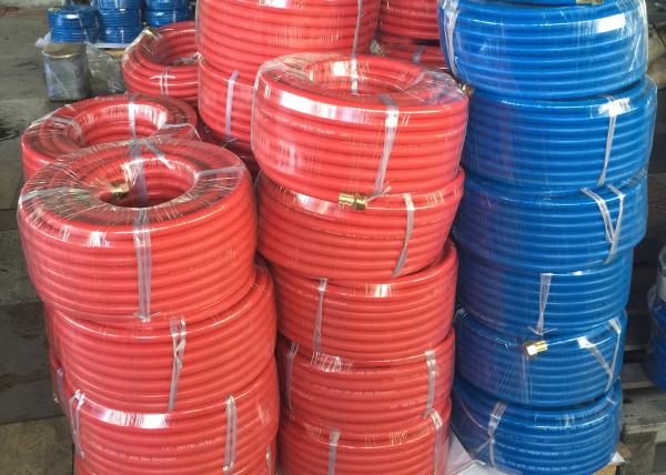 Black Rubber Heavy Duty Contractor Commercial Grade Water Hose With Brass Fittings