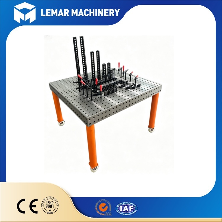 D16 Welding Tabe with Clamps for Precision Metal Fabrication and Assembly