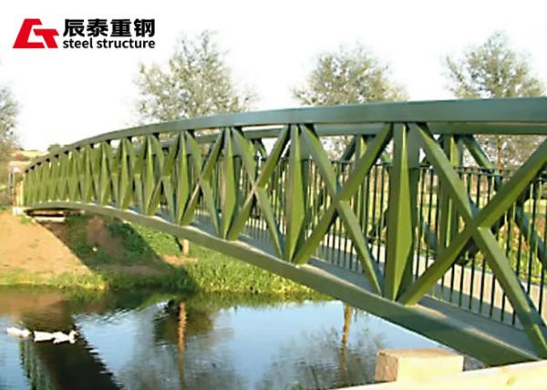 Metal Truss Bridge Construction Fast Speed Modular Steel Structure Beam