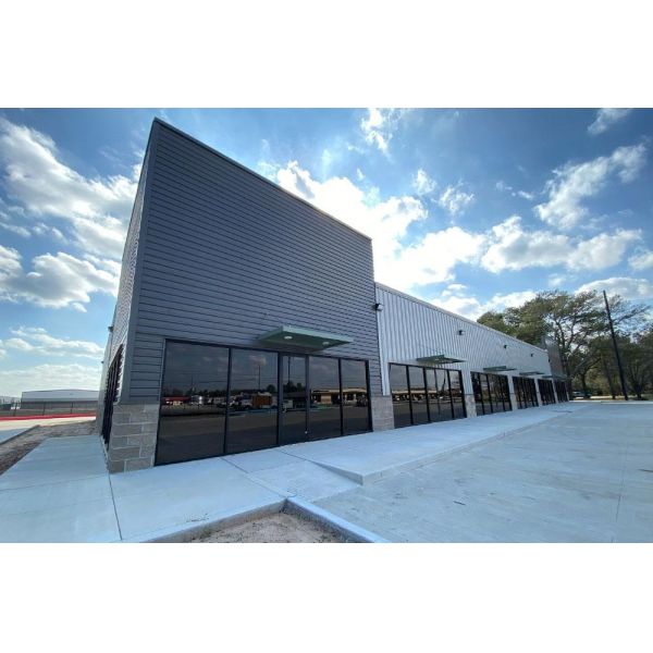 Предварительно изготовленные коммерческие металлические здания Строительство Высокогорные легкие стальные корпуса