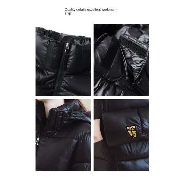 Unisex Casual Print Mechanic Duck Down Winter Clothing Light Weight Feather Puffer Coat