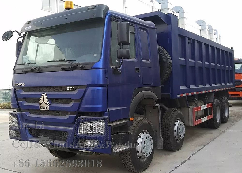 Собственная личность самосвала Уилера SINOTRUK HOWO 12 сверхмощная нагружая 8x4 3cbm 371hp