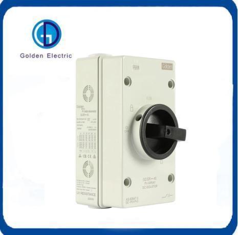 Customizable IP66 Solar DC Isolator Switch Easy Operation with Real Time Detection