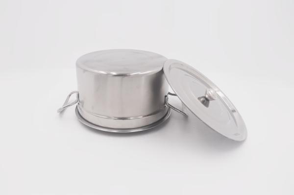0.194cbm 4pcs Induction Stainless Steel Stock Pot With Lid