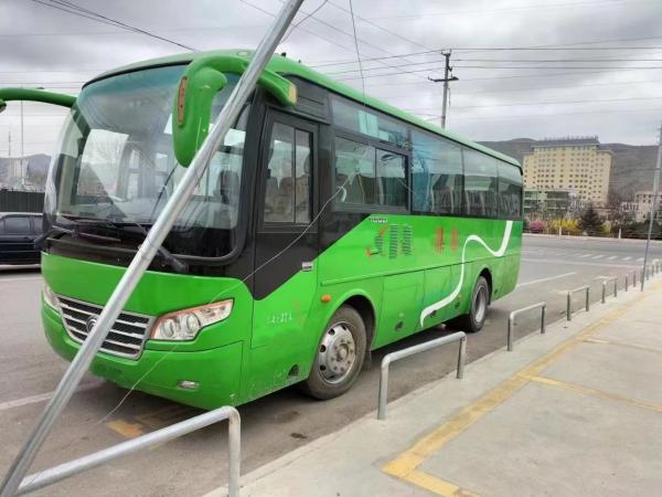Yuchai Engine 39seats Used Yutong Buses Manual Mini Coach