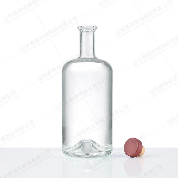 Glass Base 500ml 700ml 750ml Clear Liquor Bottle Empty Wine Bottle Whisky Gin Bottle