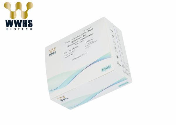 AFP IVD POCT Rapid Test Kit IFA / Colloidal Gold Reagent Cassette For Tumor Markers
