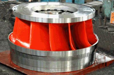 Francis Turbine Runner de aço inoxidável para a turbina de Francis Hydro Turbine/água