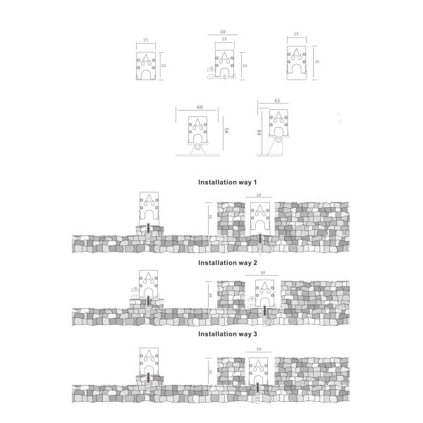Outdoor DC24V 12W LED Linear Strip Light