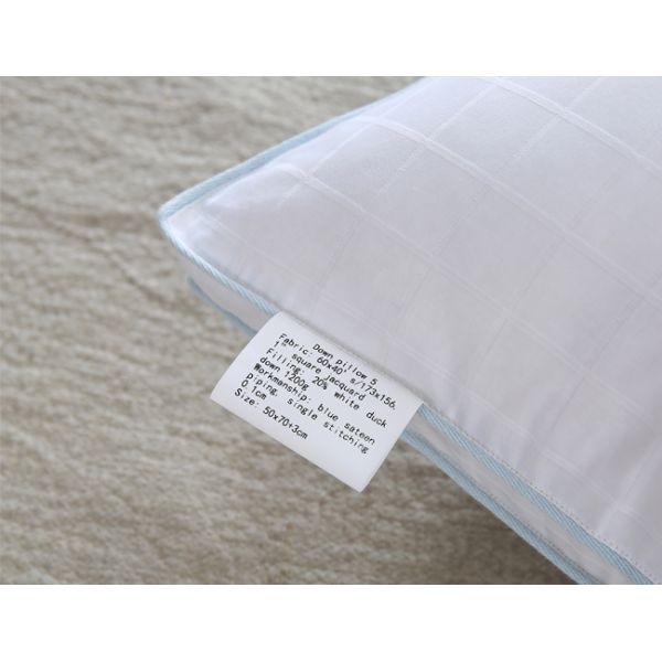 Jacquard 20x28 Inches Cotton Down Pillows