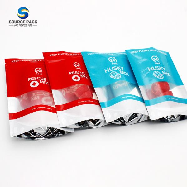 Stand Up Pouch Plastic Custom Weed Packaging With Zipper