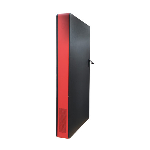 55-inch custom-made vertical advertising screen in black and red for shopping malls