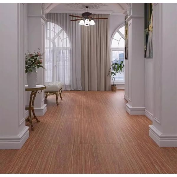 Travertine Design Ceramic Floor Tile for Apartment Living Room Bedroom and Kitchen