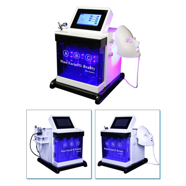 máquina de belleza facial de radiofrecuencia Terapia de bio ultrasonido RF para la eliminación de cicatrices hidratantes faciales
