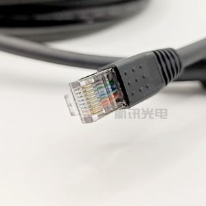 Customized Circular Connector Ymt16t12z1d10, Connected to RJ45 Aviation Network Cable with 12 Pin Crystal Head.