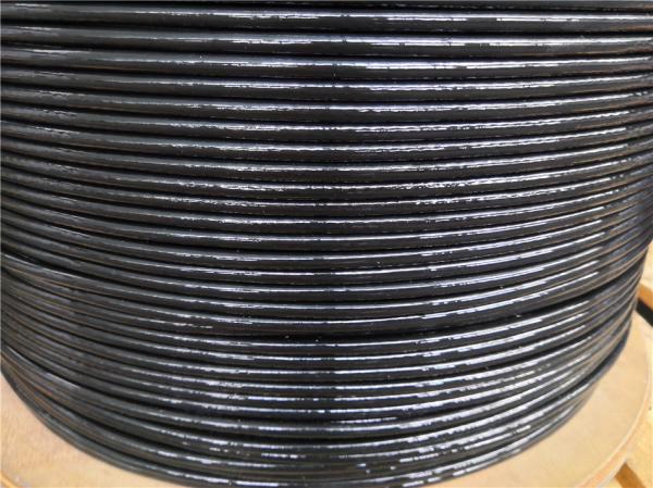 Câble métallique de gymnastique 7x19 4mm-6mm, gainé de TPU noir, pour équipement de fitness