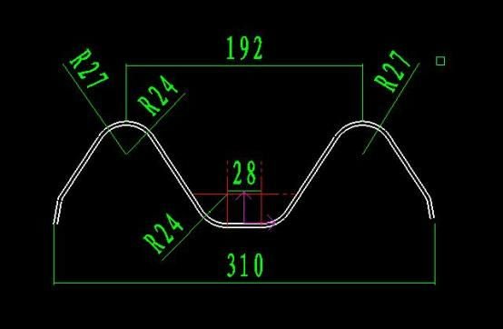 Bearing Steel Guardrail Plate Cold Roll Forming Machine 16M Length Mold Cutting
